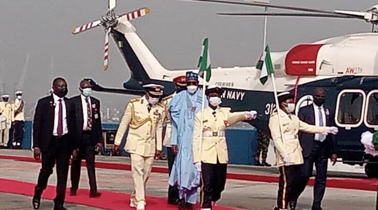 Maritime Security: Buhari pats Navy in the back says it’s major contributor in nation’s economic wellbeing