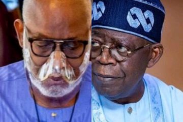 It’s Difficult To Write Tribute To My Younger Brother Akeredolu, Tinubu Mourns