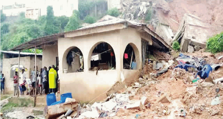 4 days down pour, 3 buildings collapse, 4 deaths in Lagos