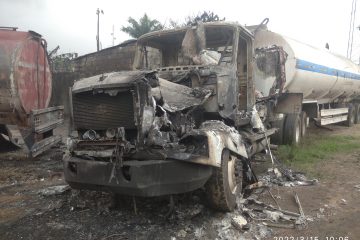 BREAKING! Fire razes EFCC Port Harcourt exhibit dump